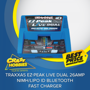 Traxxas Ez-Peak Live Dual 26Amp NiMH/LiPo ID Bluetooth Fast Charger *SOLD OUT*