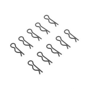 ARRMA Body Clip Large Black (10)