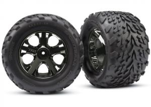 Traxxas Tires & wheels, assembled, glued (2.8") TSM rated