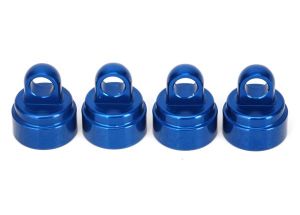 Traxxas Blue-anodized aluminum shock caps