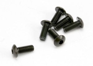 Traxxas Screws, 4x10mm button-head machine (hex drive) (6)