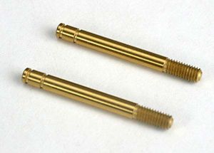 Traxxas Shock shafts, hardened steel, titanium nitride coated (29mm) (front) (2)