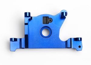 Traxxas Motor mount, 6061-T6 aluminum (blue-anodized)