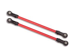 Traxxas Suspension links, rear upper, red (2) 