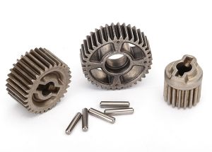 Traxxas Gear set, transmission, metal 