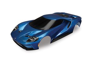 Traxxas Body, Ford GT®, blue (painted, decals applied) (tail lights, exhaust tips, & mounting hardware (part #8314) sold separately)
