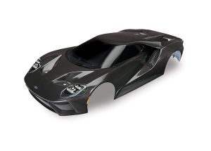 Traxxas Body, Ford GT®, black (painted, decals applied) (tail lights, exhaust tips, & mounting hardware (part #8314) sold separately)