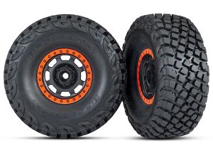 Traxxas Tires and wheels, assembled, glued (BFGoodrich® Baja KR3 tires)