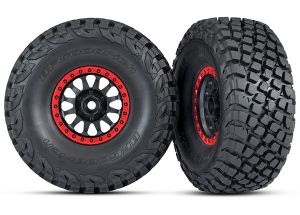 Traxxas Tires and wheels, assembled, glued (BFGoodrich® Baja KR3 tires) 