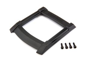 TRAXXAS MAXX Skid plate, roof (body) (black)/ 3x10mm CS (4)