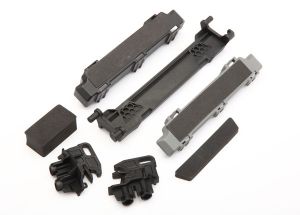 TRAXXAS MAXX Battery hold-down/ mounts (front & rear)/ battery compartment spacers/ foam pads