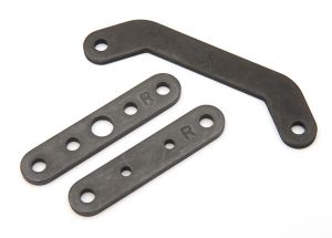 TRAXXAS MAXX Bulkhead tie bar, rear, upper (1)/ lower front (1)/ lower rear (1) (steel)