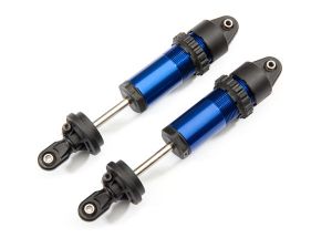 TRAXXAS MAXX Shocks, GT-Maxx®, aluminum (blue-anodized) (fully assembled w/o springs) (2)