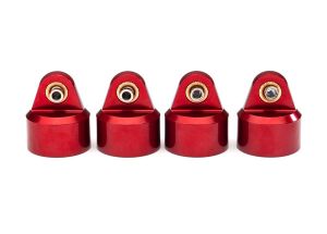 Traxxas Maxx GT-Maxx Aluminum Shock Caps (Red) (4)