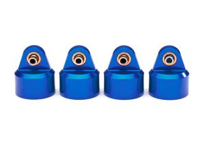 Traxxas Maxx GT-Maxx Aluminum Shock Caps (Blue) (4)