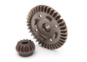 TRAXXAS MAXX Ring gear, differential/ pinion gear, differential (rear)