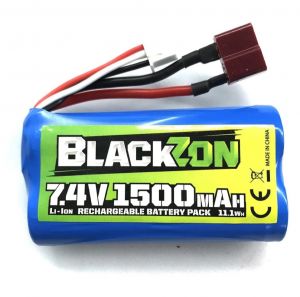 Blackzon Smyter Battery Pack Li-ion 7.4V 1500mAh with Deans Plug