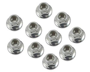 Losi Lock Nut Flanged M5 x 0.8 Serrated (10) 