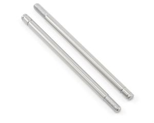 Traxxas Shock shafts, steel, chrome finish (xx-long) (2)