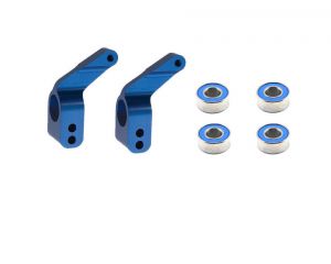 Traxxas Aluminum Stub Axle Carriers, blue-anodized