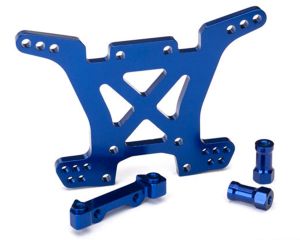 *CLEARANCE SALE*  Traxxas Aluminum Rear Shock Tower (Blue)