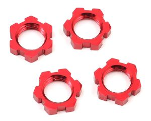 Traxxas X-Maxx 17mm Splined Wheel Nut (Red) (4)