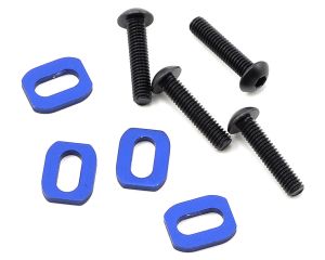 Traxxas X-Maxx Motor Mount Washer (Blue) (4)