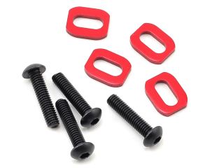 Traxxas X-Maxx Motor Mount Washer (Red) (4)