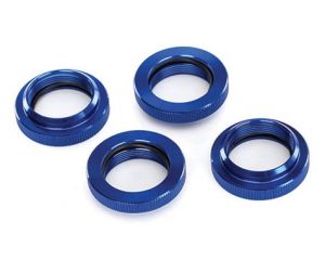 Traxxas X-Maxx Aluminum GTX Threaded Collar (Blue) (4)