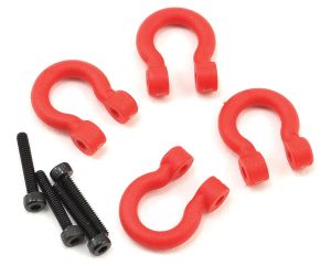 Traxxas TRX-4 Bumper D-Rings (Red) (4)