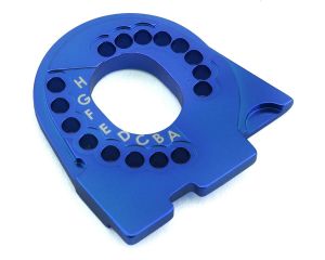 Traxxas TRX-4 Aluminum Motor Mount Plate (Blue)