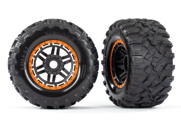 TRAXXAS MAXX Tires \u0026 wheels, assembled 