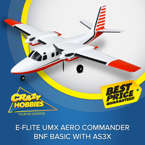 umx aero commander bnf basic with as3x
