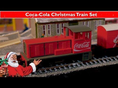 coca cola train set
