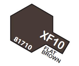 Tamiya Acrylic Mini X-F10 Flat Brown 1/3 oz