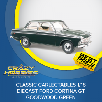 Classic Carlectables 1/18 Diecast Ford Cortina GT Goodwood Green *IN STOCK*