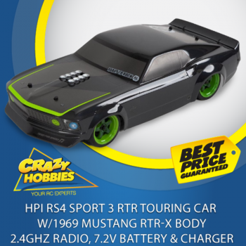 HPI RS4 Sport 3 Touring Car 1969 Mustang RTR *IN STOCK*