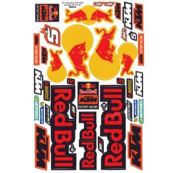 Bodyworx 1/8 Stickers Red Bull No5 Zarco