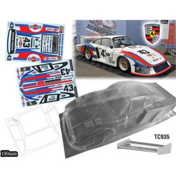 Bodyworx 1/10 Porsche 935 (195MM) On-Road Car Body