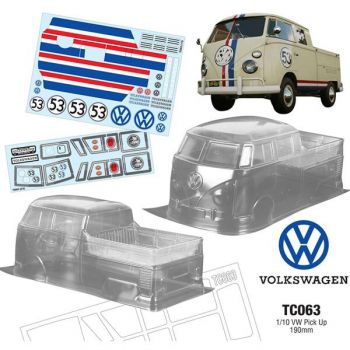 Bodyworx 1/10 VW Combi Pickup (195MM) On-Road Car Body