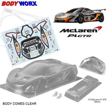 Bodyworx 1/10 Mclaren P1 GTR (190MM) On-Road Car Body