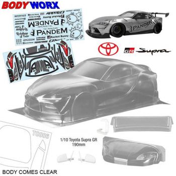 Bodyworx 1/10 Toyota GR Supra (200mm) On-Road Car Body