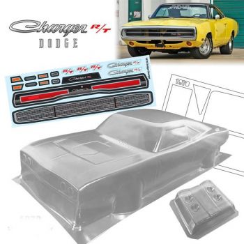 Bodyworx 1/10 Dodge Charger 1970 (200MM) On-Road Car Body