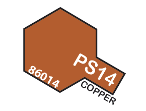 Tamiya PS-14 Polycarbonate Spray Copper