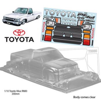 Bodyworx 1/10 Lowlux RN80 (200mm) On-Road Car Body