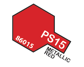 Tamiya PS-15 Polycarbonate Spray Metallic Red