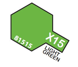 TAMIYA ENAMEL MINI X-15 LIGHT GREEN 1/3 OZ