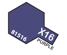 TAMIYA ENAMEL MINI X-16 PURPLE 1/3 OZ