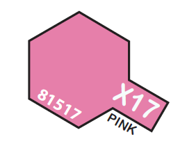 Tamiya Acrylic Mini X-17 Pink 1/3 oz