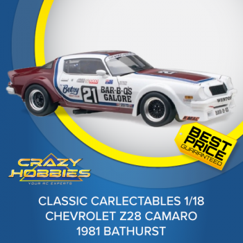 CLASSIC CARLECTABLES 1/18 Chevrolet Z28 Camaro 1981 Bathurst *IN STOCK*